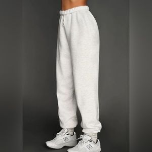 Joah Brown Oversized Jogger in French Grey